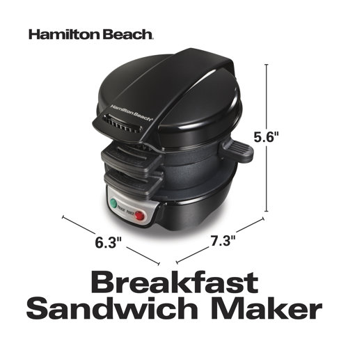Hamilton Beach® Breakfast Sandwich Maker & Reviews Wayfair